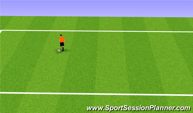 Football/Soccer Session Plan Drill (Colour): Sticky Tape