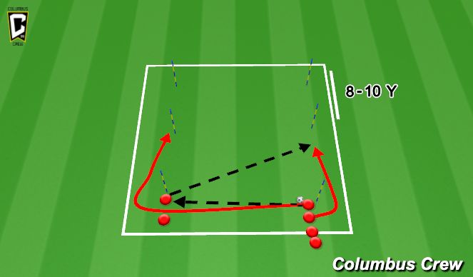 Football/Soccer Session Plan Drill (Colour): Screen 1
