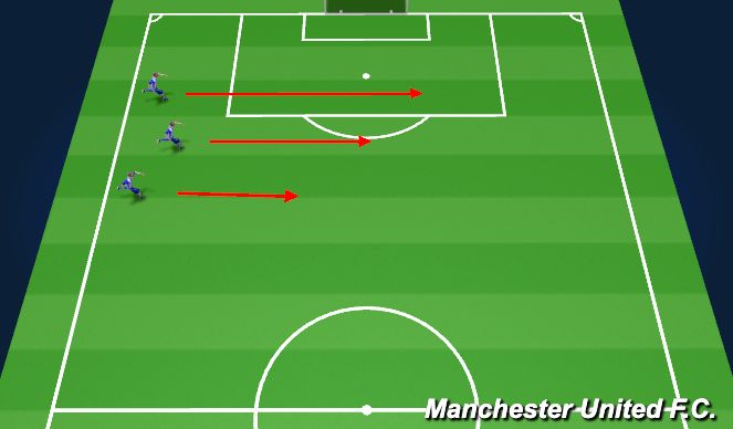 Football/Soccer Session Plan Drill (Colour): Warm up