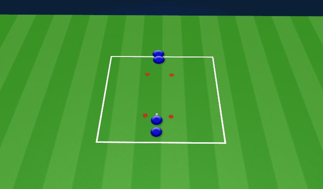 Football/Soccer Session Plan Drill (Colour): 1-2 Gate Passing