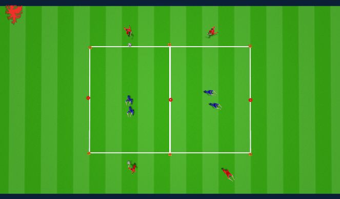 Football/Soccer Session Plan Drill (Colour): Technical Drill