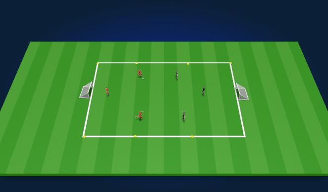 Football/Soccer Session Plan Drill (Colour): Pre warm up