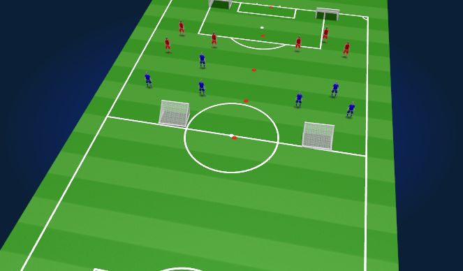 Football/Soccer Session Plan Drill (Colour): Short Passing 