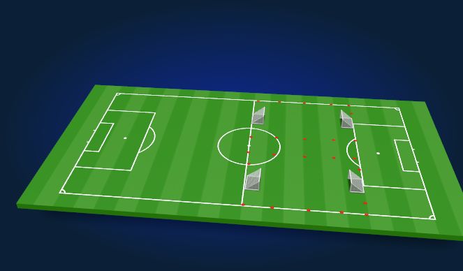 Football/Soccer Session Plan Drill (Colour): Free Play 