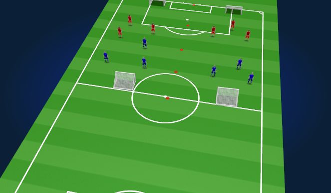 Football/Soccer Session Plan Drill (Colour): Short Passing 