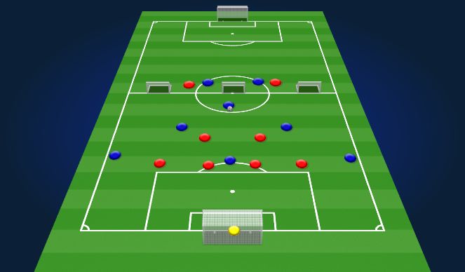 Football/Soccer Session Plan Drill (Colour): Screen 1