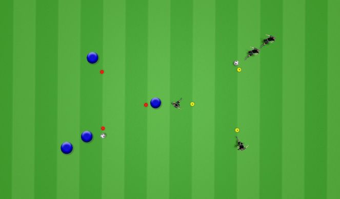 Football/Soccer Session Plan Drill (Colour): Level 3