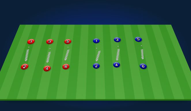 Football/Soccer Session Plan Drill (Colour): Technique - Passing