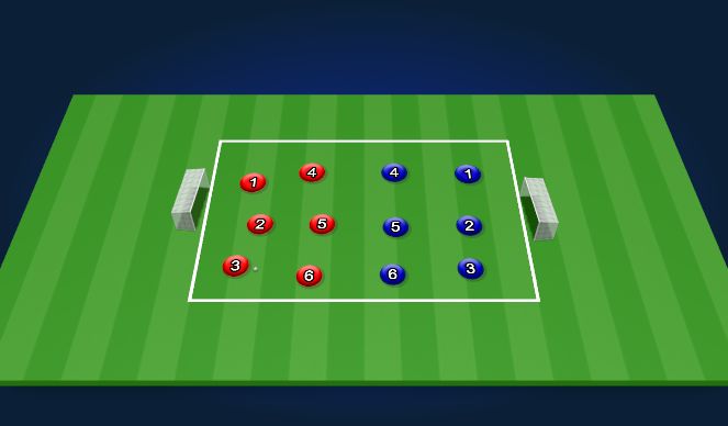 Football/Soccer Session Plan Drill (Colour): SSG - Passing