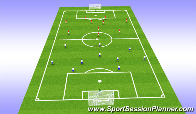 Football/Soccer Session Plan Drill (Colour): Game