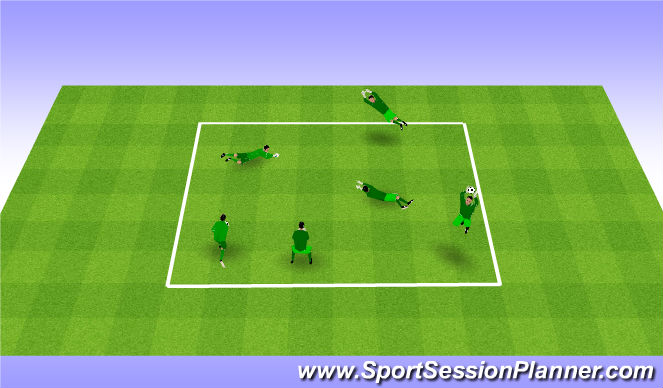 Football/Soccer Session Plan Drill (Colour): Gymnastics