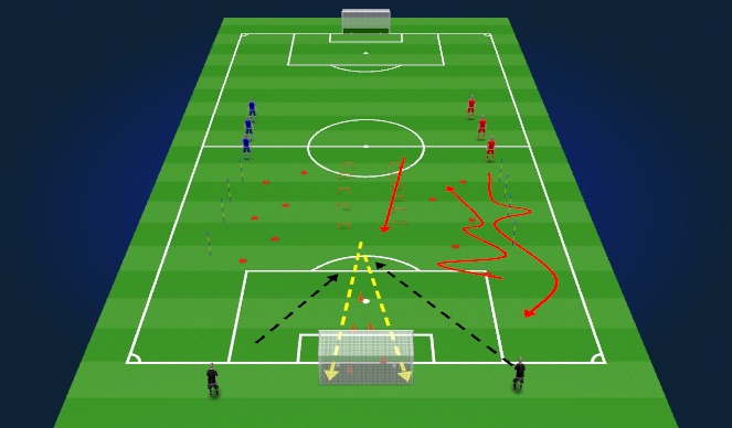 Football/Soccer Session Plan Drill (Colour): Screen 1