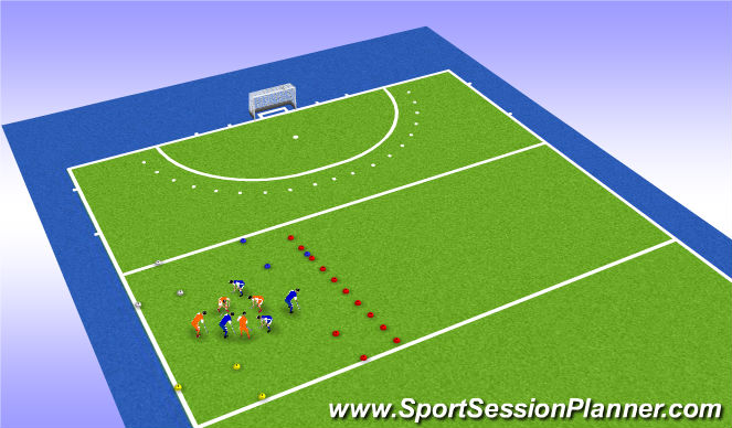 Hockey Session Plan Drill (Colour): Wup 2 english