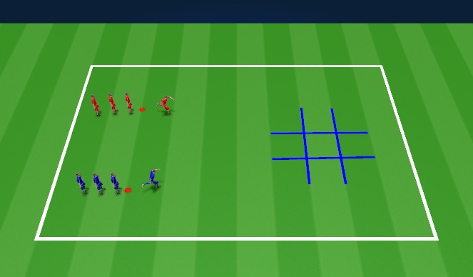 Football/Soccer Session Plan Drill (Colour): Activity 1