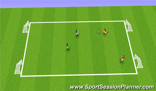Football/Soccer Session Plan Drill (Colour): Free Play