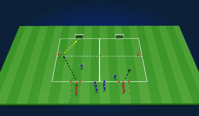 Football/Soccer Session Plan Drill (Colour): Speed