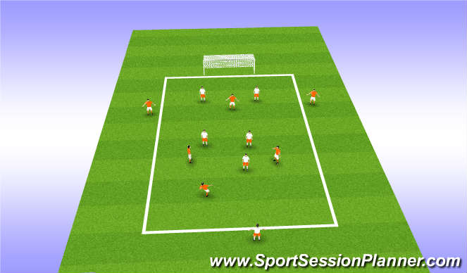 Football/Soccer Session Plan Drill (Colour): Screen 4