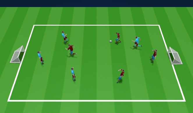 Football/Soccer Session Plan Drill (Colour): Free Play