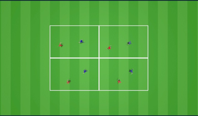 Football/Soccer Session Plan Drill (Colour): Warm up: Knee Tag