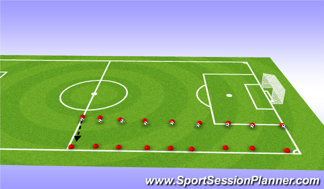 Football/Soccer Session Plan Drill (Colour): Screen 1