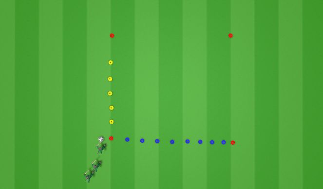 Football/Soccer Session Plan Drill (Colour): Ball Mastery