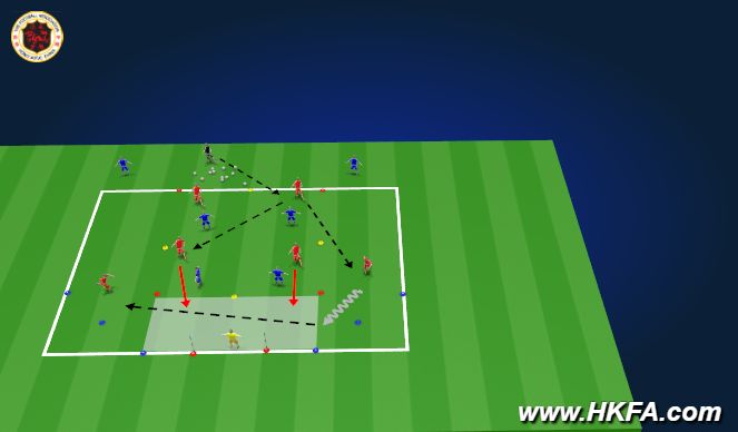 Football/Soccer Session Plan Drill (Colour): TR3