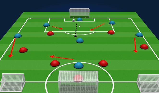 Football/Soccer Session Plan Drill (Colour): Screen 1