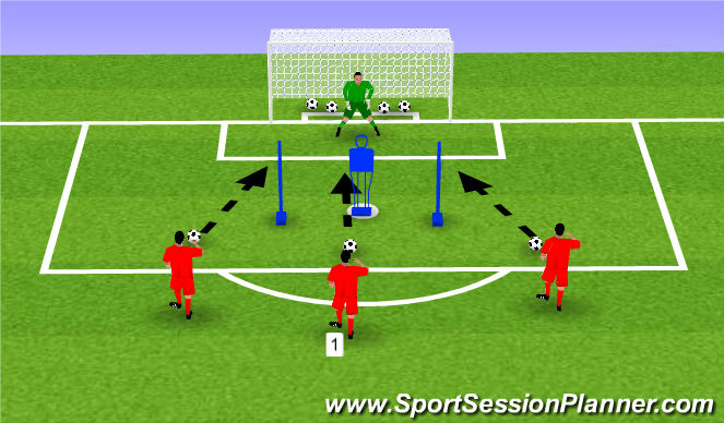 Football/Soccer Session Plan Drill (Colour): Screen 4