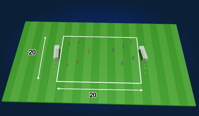 Football/Soccer Session Plan Drill (Colour): Screen 1