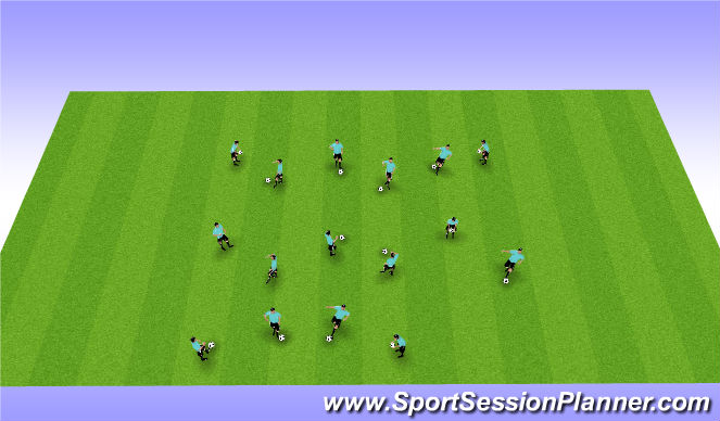 Football/Soccer Session Plan Drill (Colour): Homework review