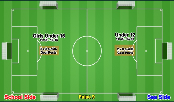 Football/Soccer Session Plan Drill (Colour): 11:45 Sessions