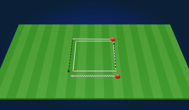 Football/Soccer Session Plan Drill (Colour): Pass and dribble