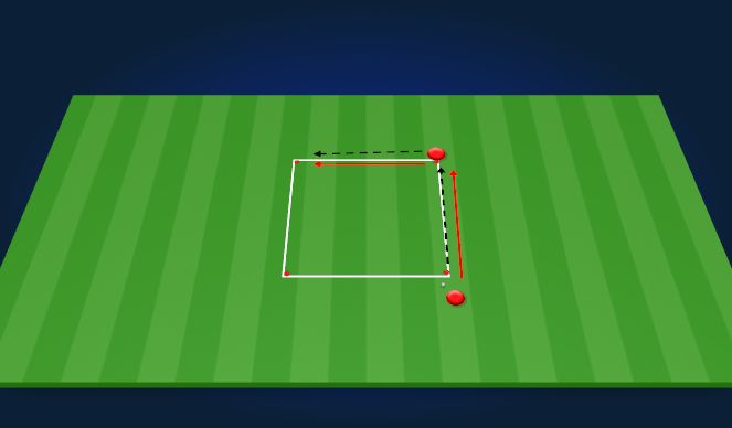 Football/Soccer Session Plan Drill (Colour): Set Up reception