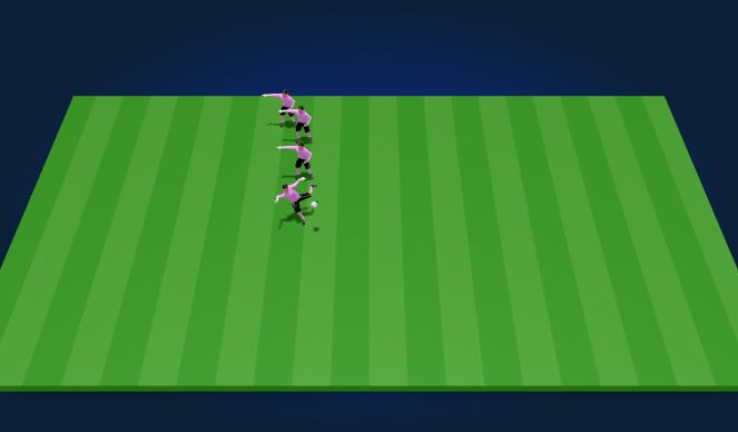 Football/Soccer Session Plan Drill (Colour): Fun Warm Up