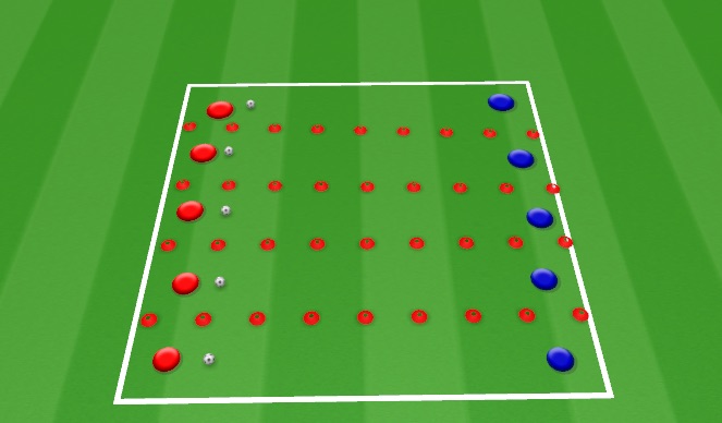 Football/Soccer Session Plan Drill (Colour): Skill Practice
