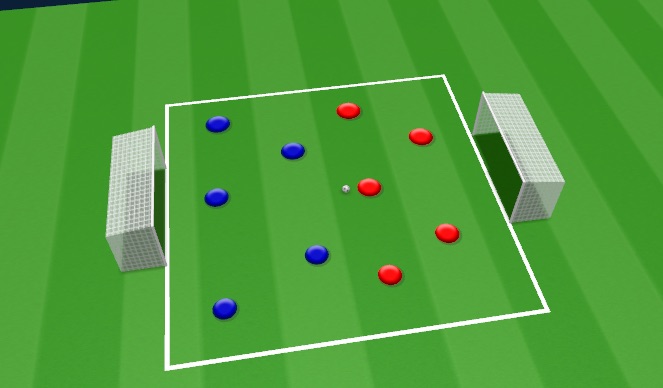 Football/Soccer Session Plan Drill (Colour): SSG