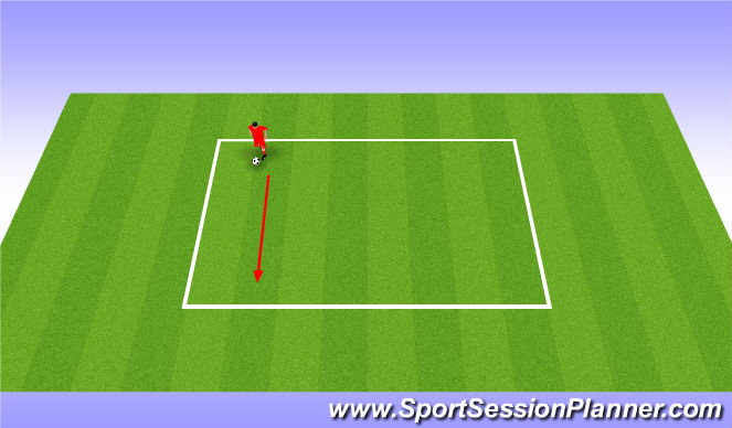 Football/Soccer Session Plan Drill (Colour): Screen 1