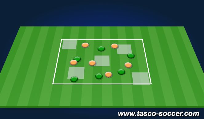 Football/Soccer Session Plan Drill (Colour): Screen 2