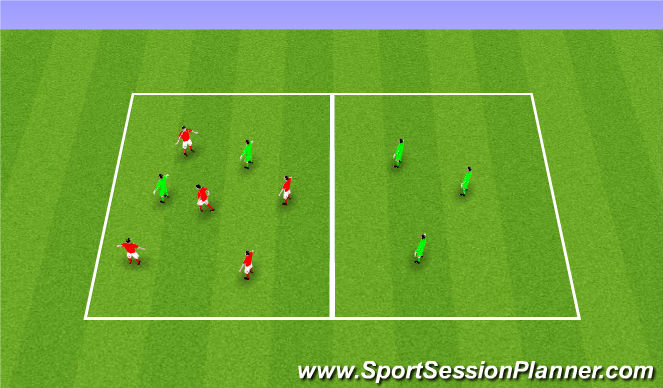 Football/Soccer Session Plan Drill (Colour): Screen 1