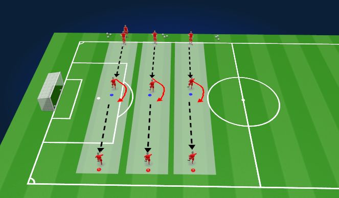 Football/Soccer Session Plan Drill (Colour): Screen 1