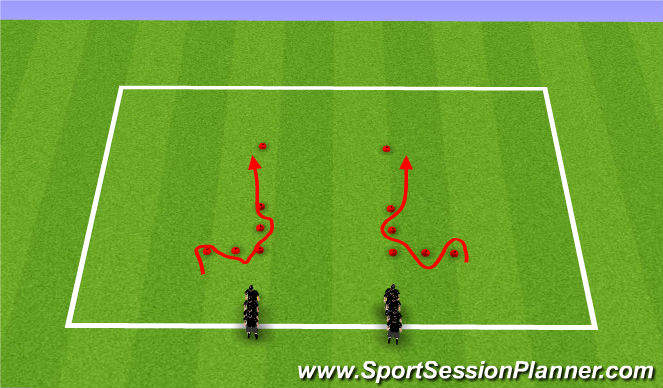 Football/Soccer Session Plan Drill (Colour): Screen 1
