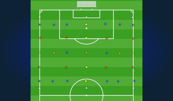 Football/Soccer Session Plan Drill (Colour): Screen 1