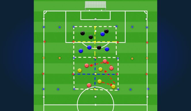 Football/Soccer Session Plan Drill (Colour): Screen 4