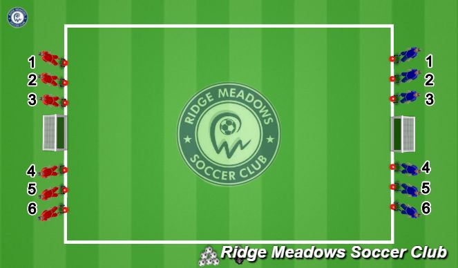 Football/Soccer Session Plan Drill (Colour): Numbers Game