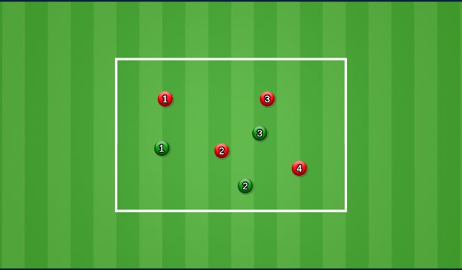 Football/Soccer Session Plan Drill (Colour): Possession/skill