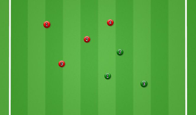 Football/Soccer Session Plan Drill (Colour): possession block 2