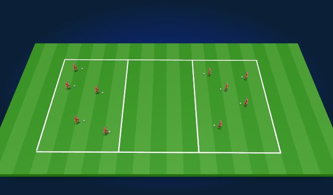 Football/Soccer Session Plan Drill (Colour): Screen 2