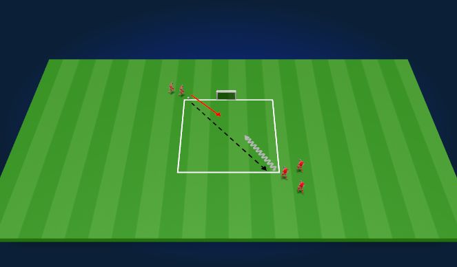 Football/Soccer Session Plan Drill (Colour): Screen 3