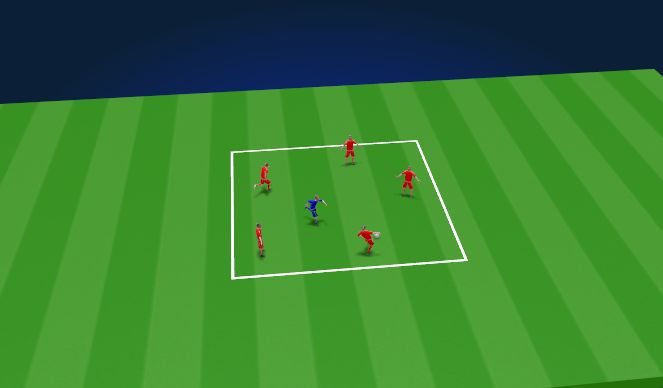 Football/Soccer Session Plan Drill (Colour): Rondo's