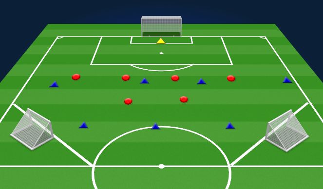 Football/Soccer Session Plan Drill (Colour): Practice General